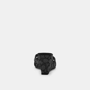 Wedge Sandal In Signature Jacquard